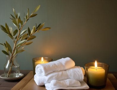 pikaso_reimagine_White-towels-on-a-wooden-surface-with-lit-candles-